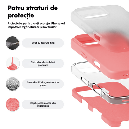 Husa Soft Silicone - iPhone 16 Pro - Roz