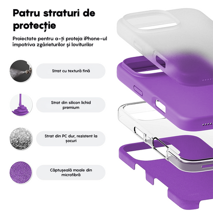 Husa Soft Silicone - iPhone 16 Pro - Light Purple