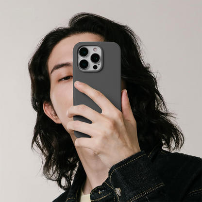 Husa Soft Silicone - iPhone 16 Pro - Dark Grey