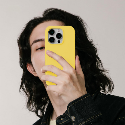 Husa Soft Silicone - iPhone 16 Pro - Galben