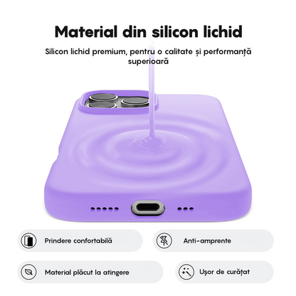 Husa Soft Silicone - iPhone 16 Pro - Light Lilac