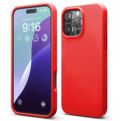 Husa Soft Silicone - iPhone 16 Pro - Rosu