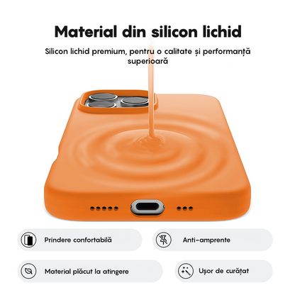 Husa Soft Silicone - iPhone 16 Pro - Nectarine