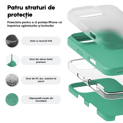 Husa Soft Silicone - iPhone 16 Pro - Webster Green