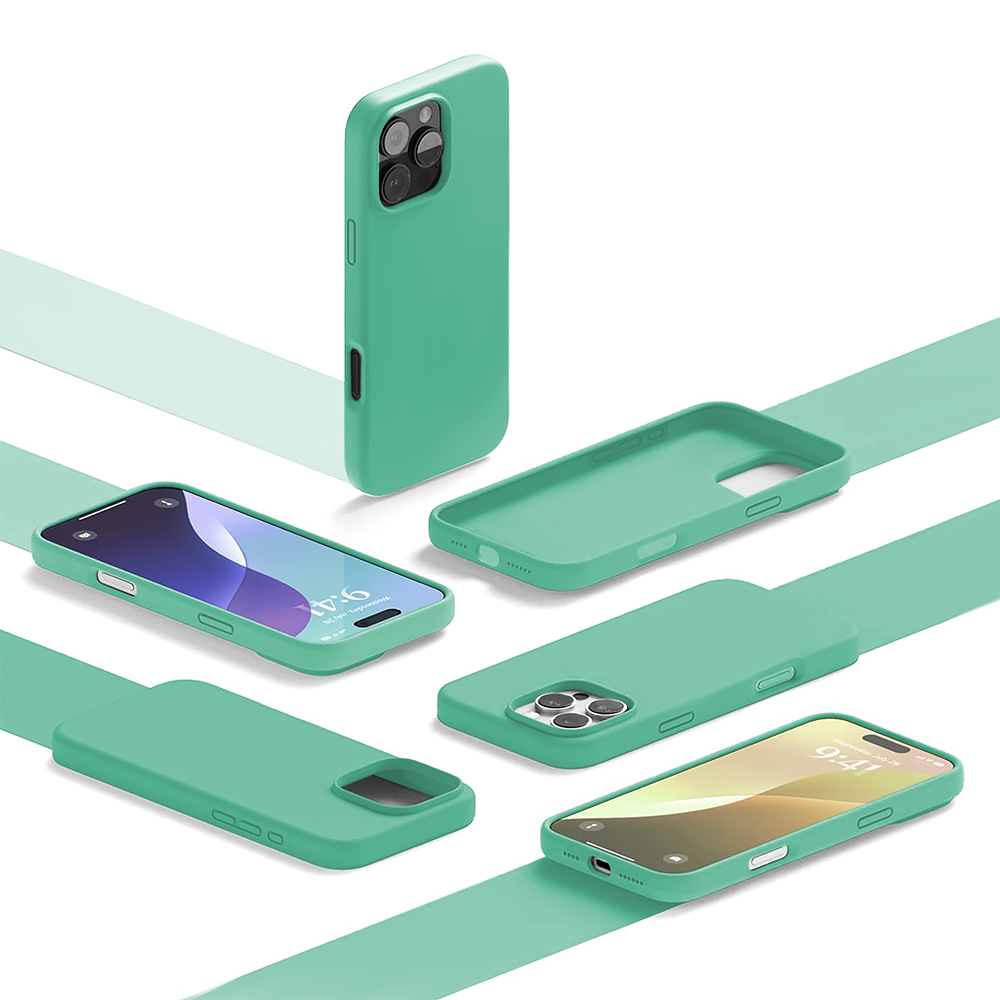 Husa Soft Silicone - iPhone 16 Pro - Webster Green
