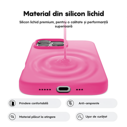 Husa Soft Silicone - iPhone 16 Pro - Fuchsia