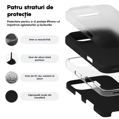 Husa Soft Silicone - iPhone 16 Pro - Negru
