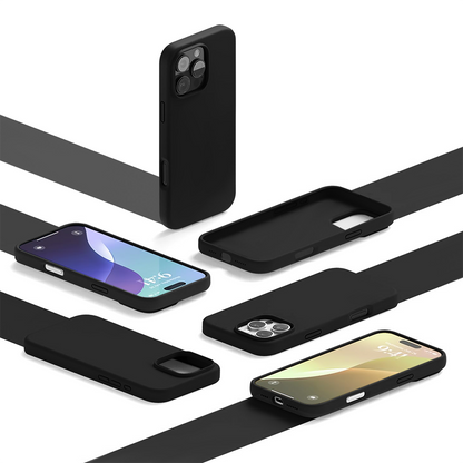 Husa Soft Silicone - iPhone 16 Pro - Negru