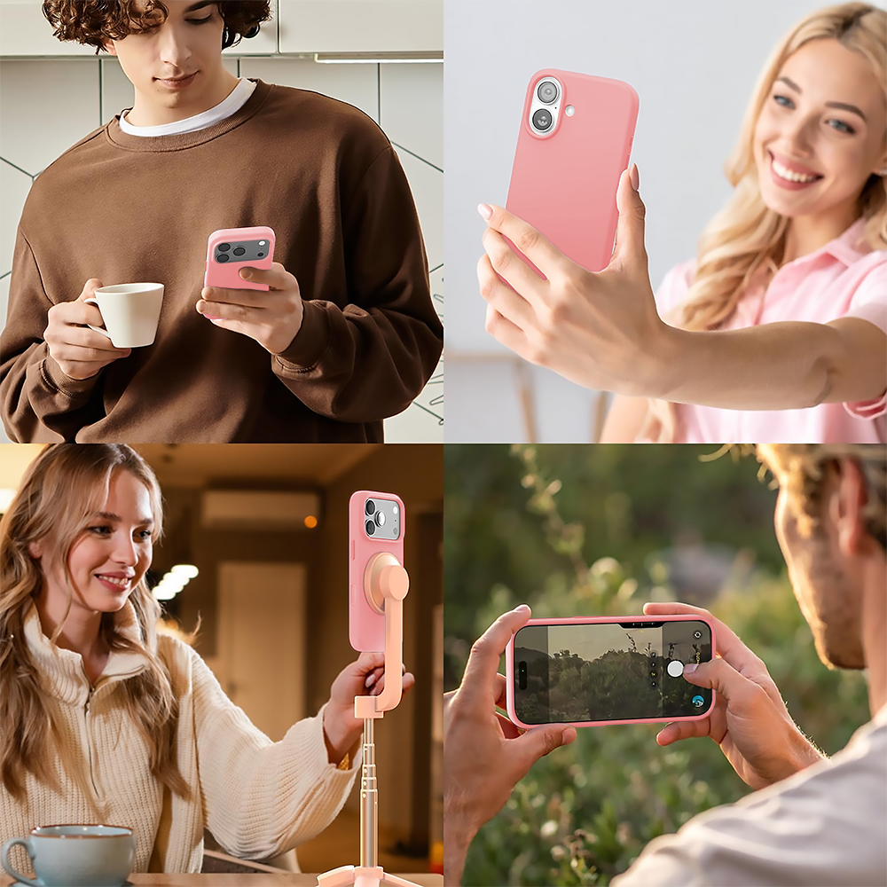 Husa Soft Silicone - iPhone 17 Air - Roz