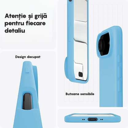 Husa Soft Silicone - iPhone 17 Air - Cadet Blue
