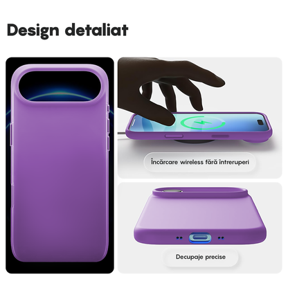 Husa Soft Silicone - iPhone 17 Air - Light Purple