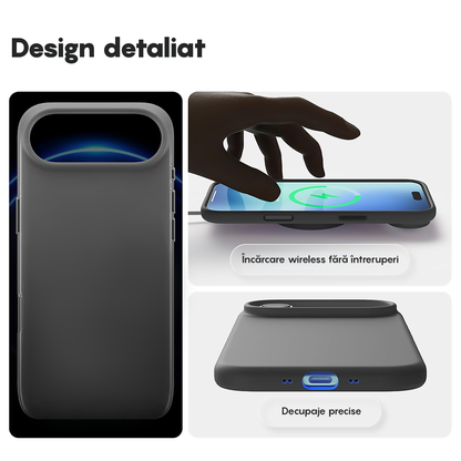 Husa Soft Silicone - iPhone 17 Air - Dark Gray