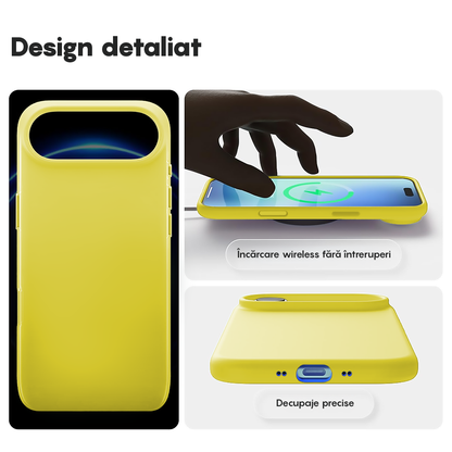 Husa Soft Silicone - iPhone 17 Air - Yellow