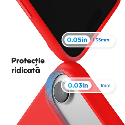 Husa Soft Silicone - iPhone 17 Air - Red