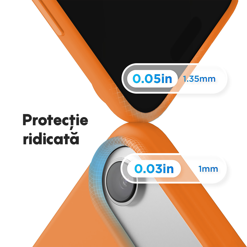 Husa Soft Silicone - iPhone 17 Air - Nectarine