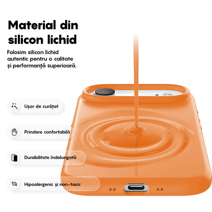 Husa Soft Silicone - iPhone 17 Air - Nectarine