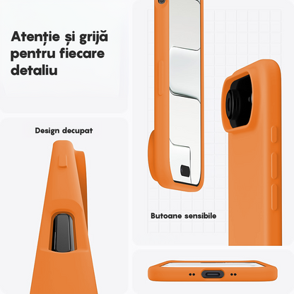 Husa Soft Silicone - iPhone 17 Air - Nectarine