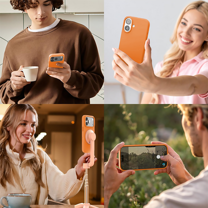 Husa Soft Silicone - iPhone 17 Air - Nectarine