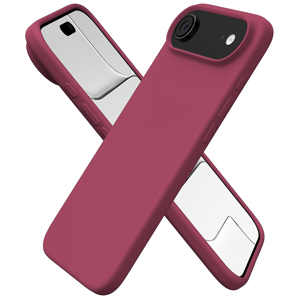 Husa Soft Silicone - iPhone 17 Air - Burgundy