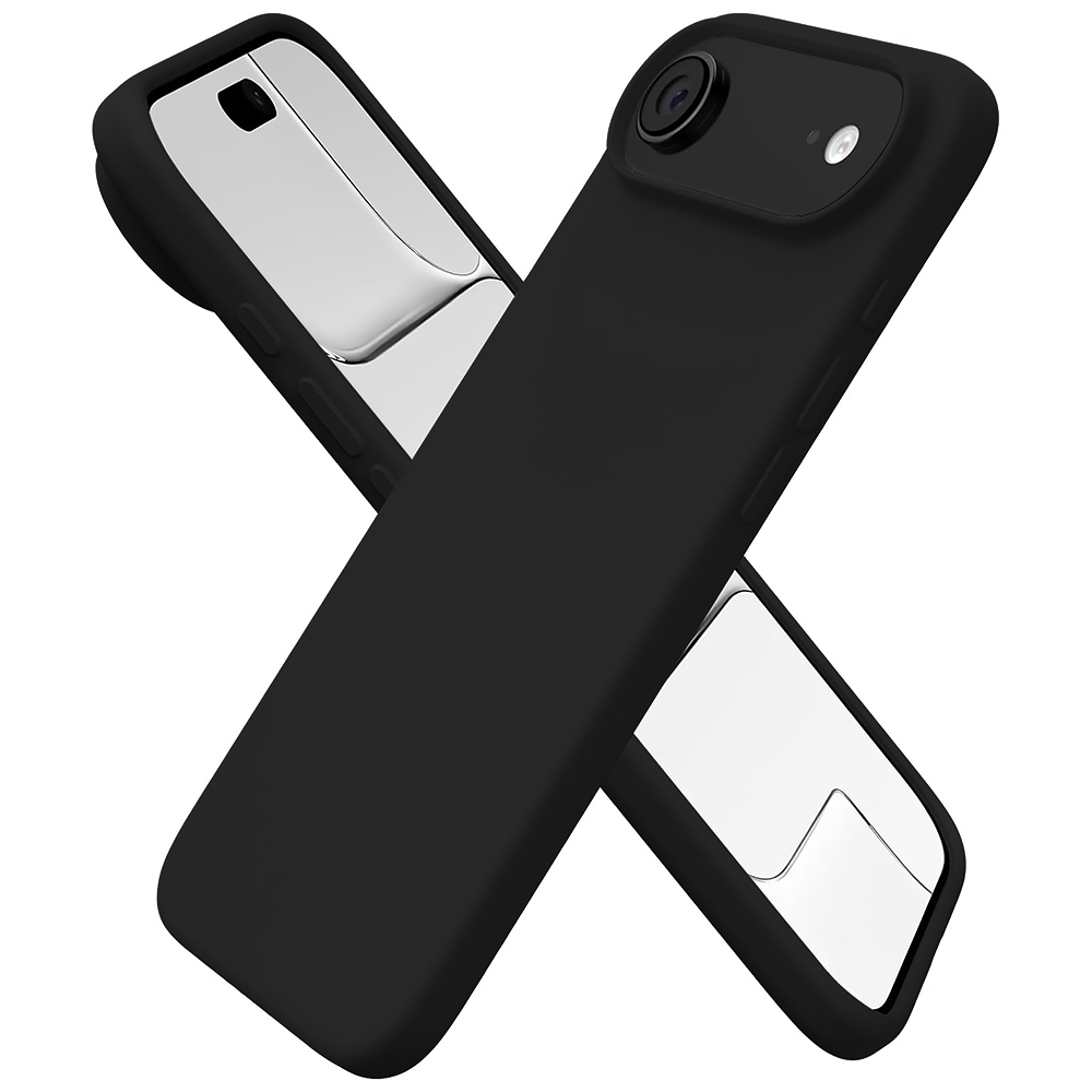 Husa Soft Silicone - iPhone 17 Air - Negru