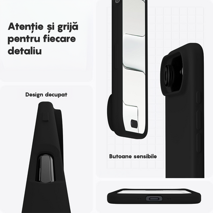 Husa Soft Silicone - iPhone 17 Air - Negru