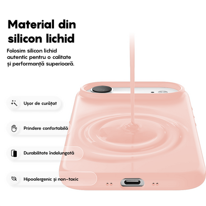 Husa Soft Silicone - iPhone 17 Air - Pink Sand