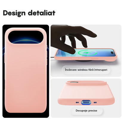 Husa Soft Silicone - iPhone 17 Air - Pink Sand