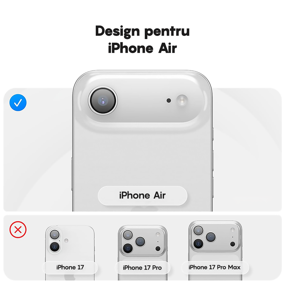 Husa Soft Silicone - iPhone 17 Air - Midnight Blue