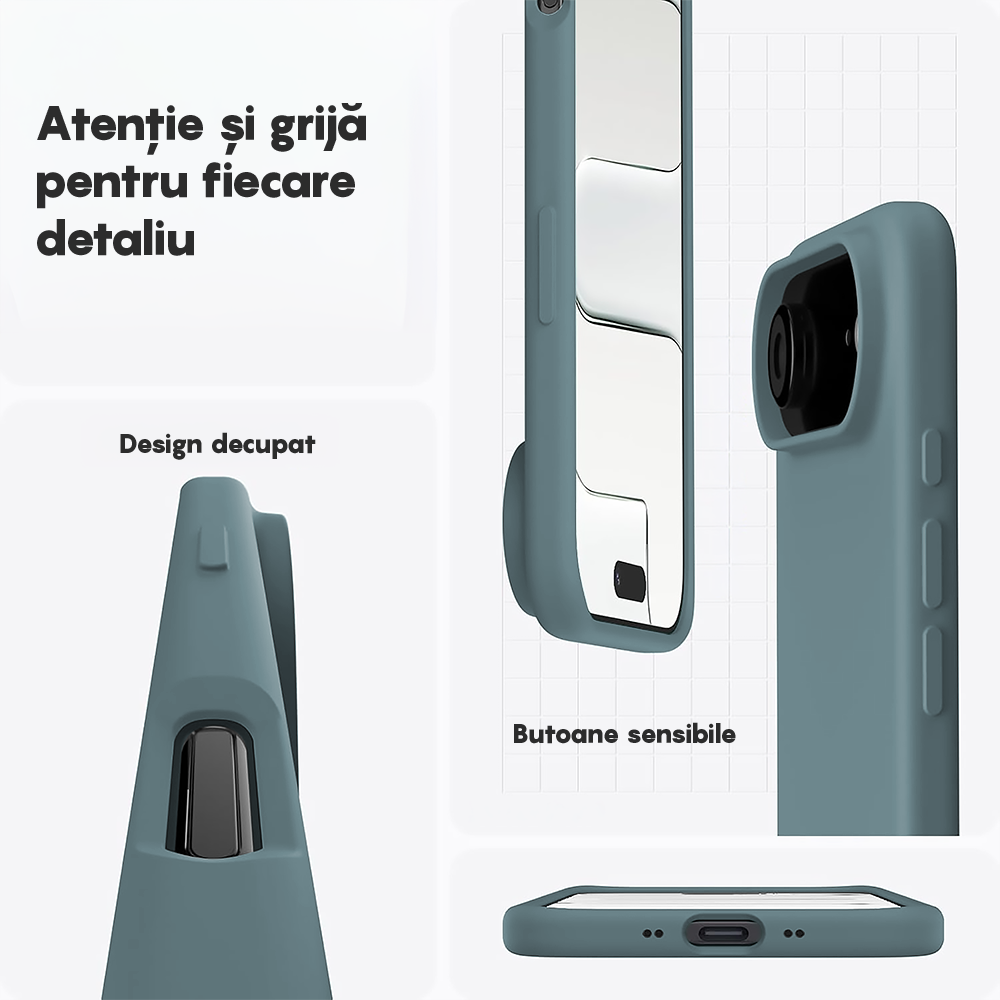 Husa Soft Silicone - iPhone 17 Air - Midnight Blue