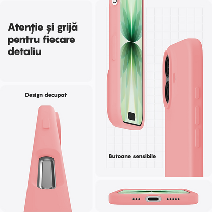 Husa Soft Silicone - iPhone 17 - Roz