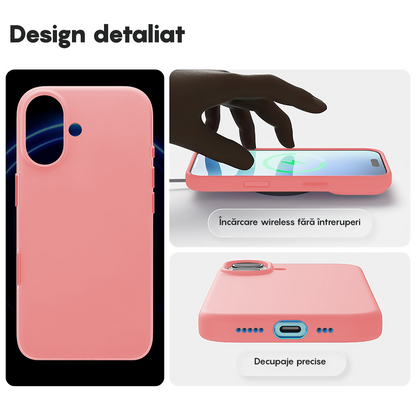 Husa Soft Silicone - iPhone 17 - Roz