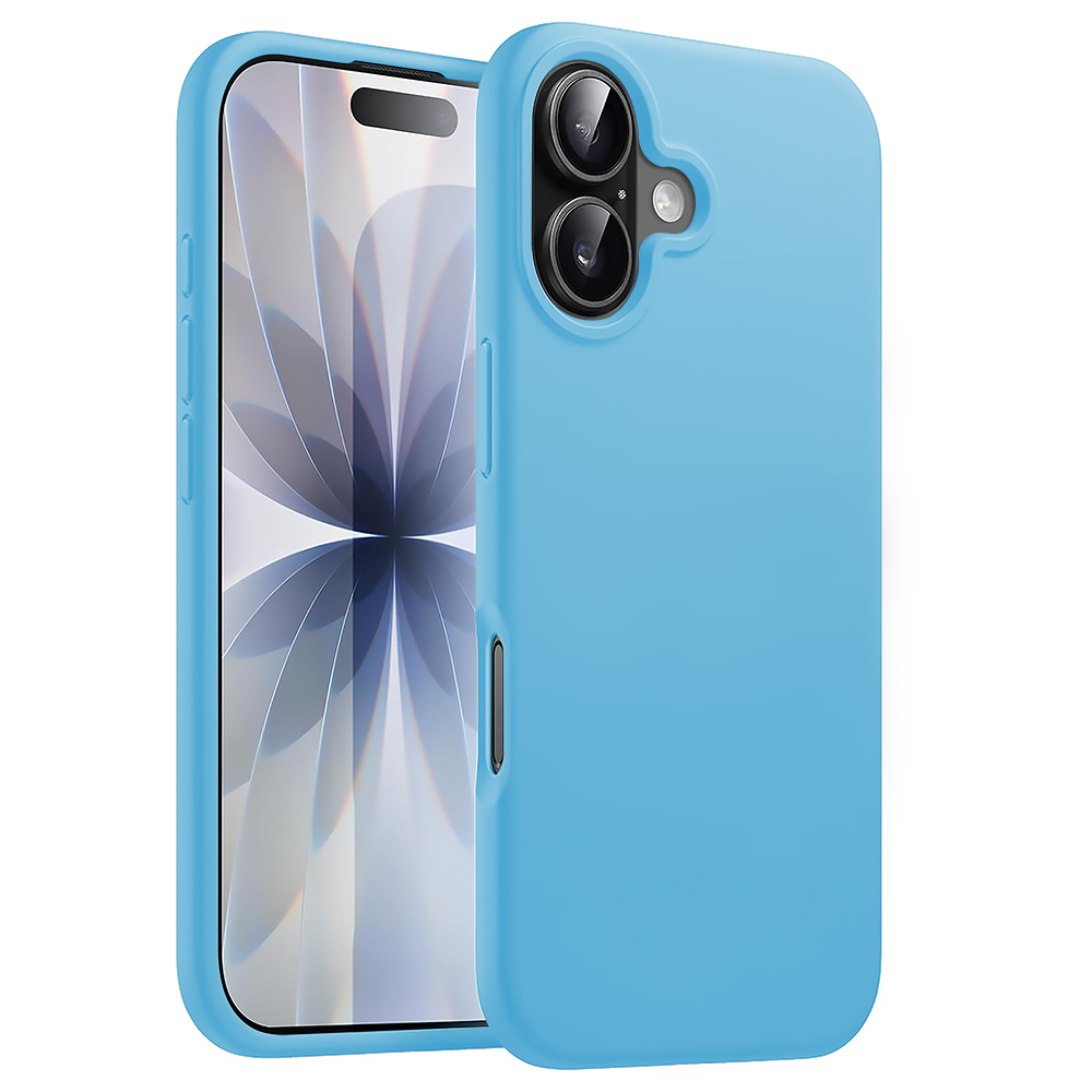 Husa Soft Silicone - iPhone 17 - Cadet Blue