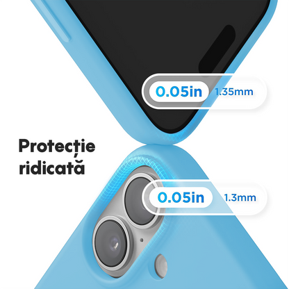 Husa Soft Silicone - iPhone 17 - Cadet Blue