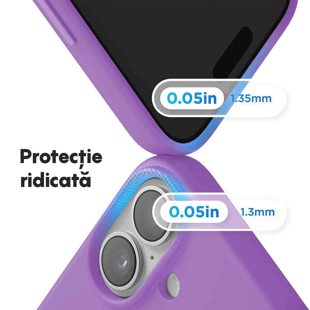 Husa Soft Silicone - iPhone 17 - Light Purple