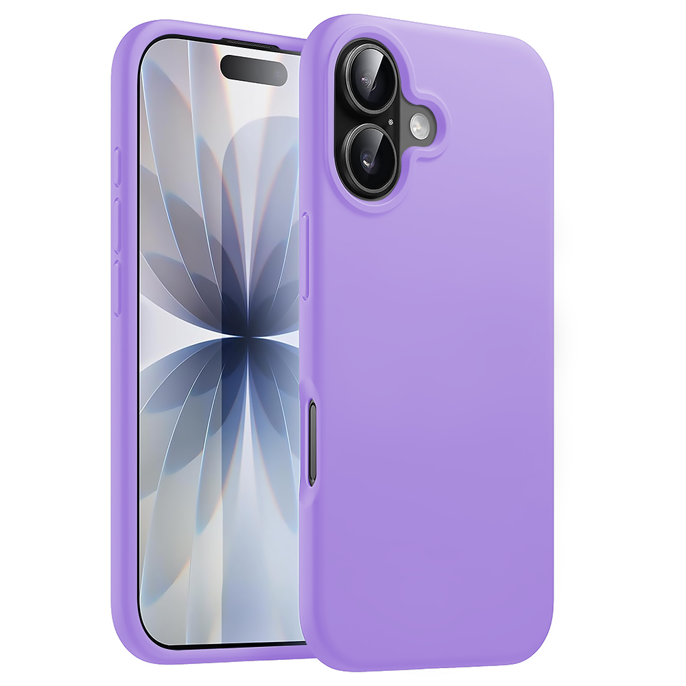 Husa Soft Silicone - iPhone 17 - Light Lilac