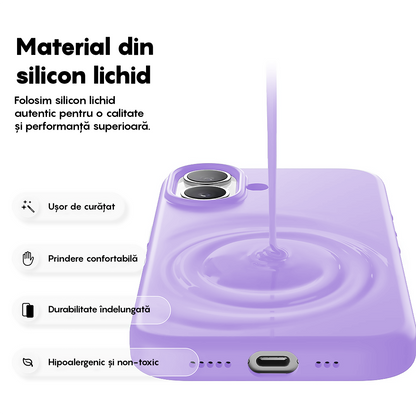Husa Soft Silicone - iPhone 17 - Light Lilac