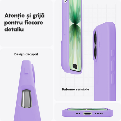 Husa Soft Silicone - iPhone 17 - Light Lilac