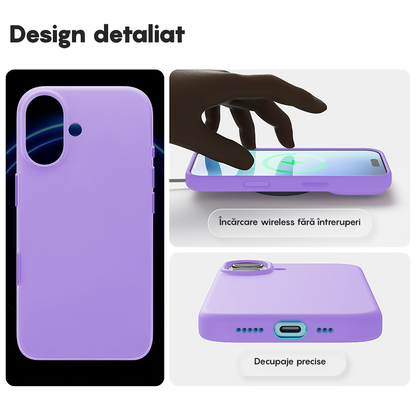 Husa Soft Silicone - iPhone 17 - Light Lilac