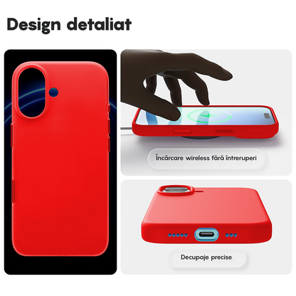 Husa Soft Silicone - iPhone 17 - Red