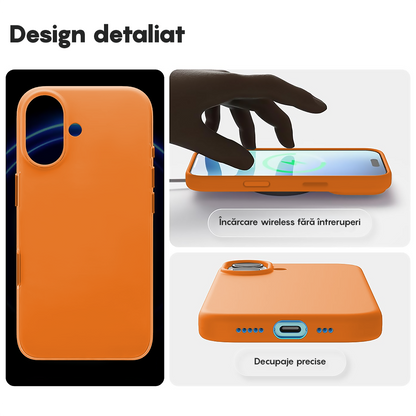 Husa Soft Silicone - iPhone 17 - Nectarine