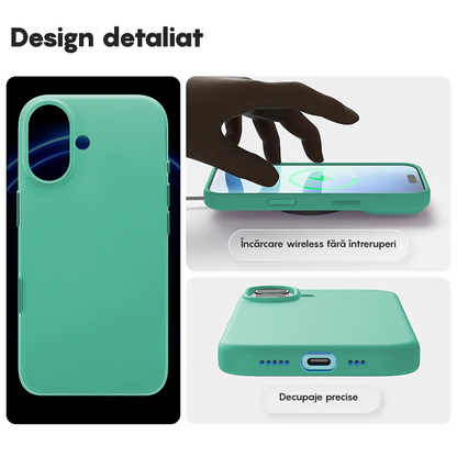 Husa Soft Silicone - iPhone 17 - Webster Green