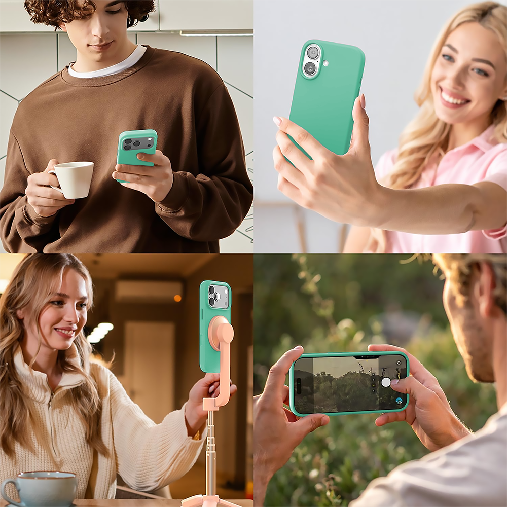 Husa Soft Silicone - iPhone 17 - Webster Green