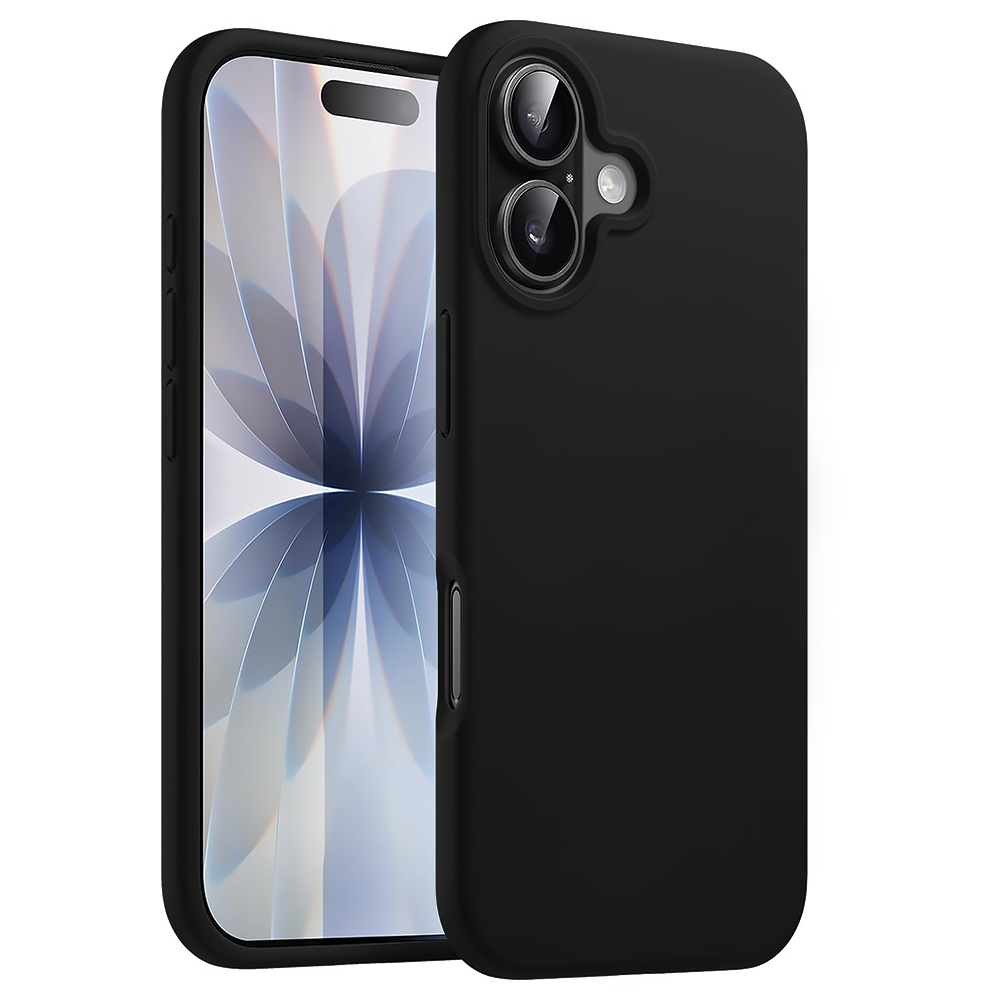 Husa Soft Silicone - iPhone 17 - Negru