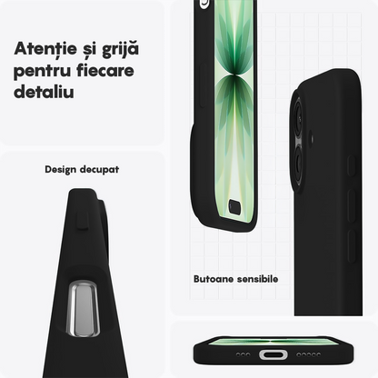 Husa Soft Silicone - iPhone 17 - Negru