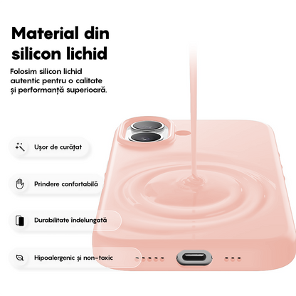 Husa Soft Silicone - iPhone 17 - Pink Sand