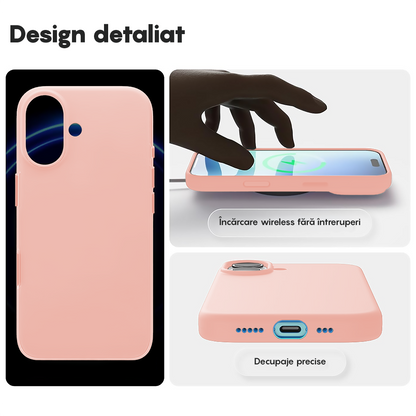 Husa Soft Silicone - iPhone 17 - Pink Sand