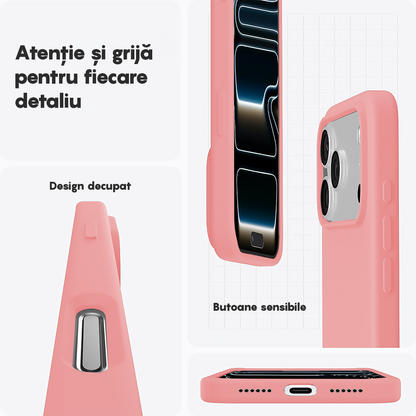 Husa Soft Silicone - iPhone 17 Pro Max - Roz