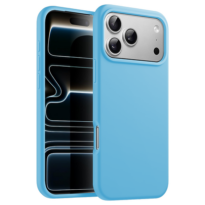 Husa Soft Silicone - iPhone 17 Pro Max - Cadet Blue