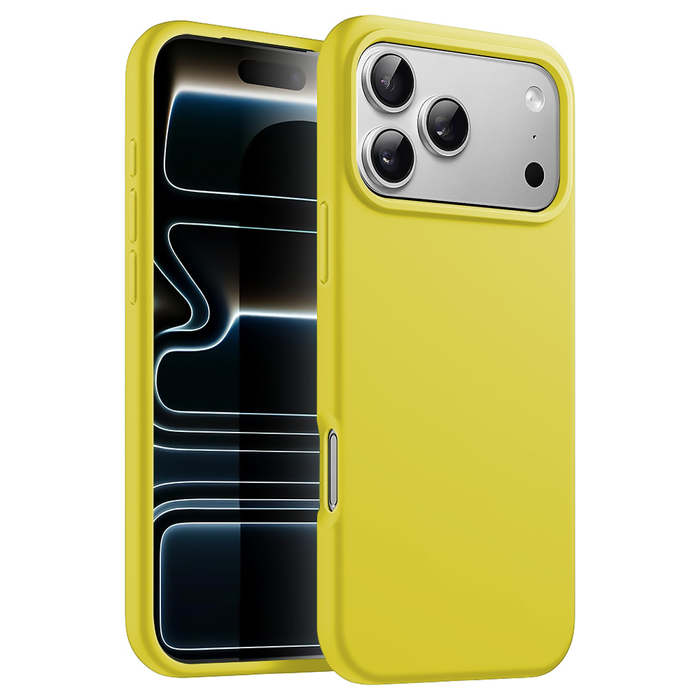Husa Soft Silicone - iPhone 17 Pro Max - Yellow