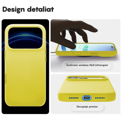 Husa Soft Silicone - iPhone 17 Pro Max - Yellow